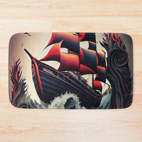 Item preview, Crimson Sail Galleon designed and sold by ShadowAndSlate.