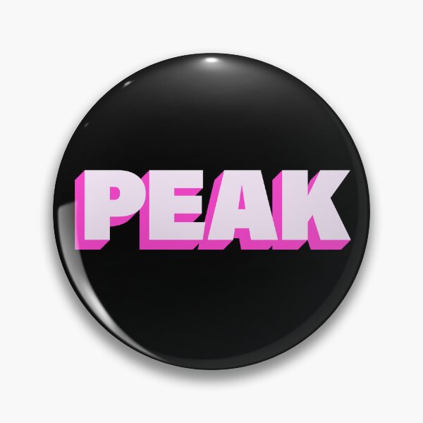 Item preview, Peak in Pink Minimal Typography designed and sold by Memes N Lore .