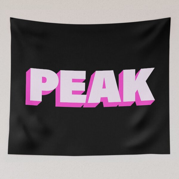 Item preview, Peak in Pink Minimal Typography designed and sold by Memes N Lore .