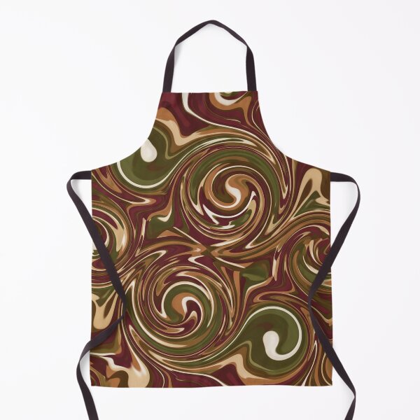 Item preview, Forest and Maroon Swirls Abstract designed and sold by Owcomm.