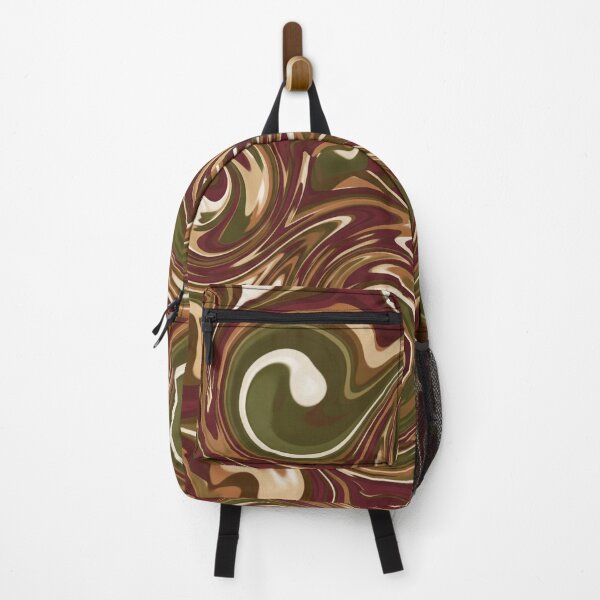 Item preview, Forest and Maroon Swirls Abstract designed and sold by Owcomm.