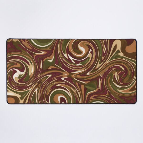 Item preview, Forest and Maroon Swirls Abstract designed and sold by Owcomm.