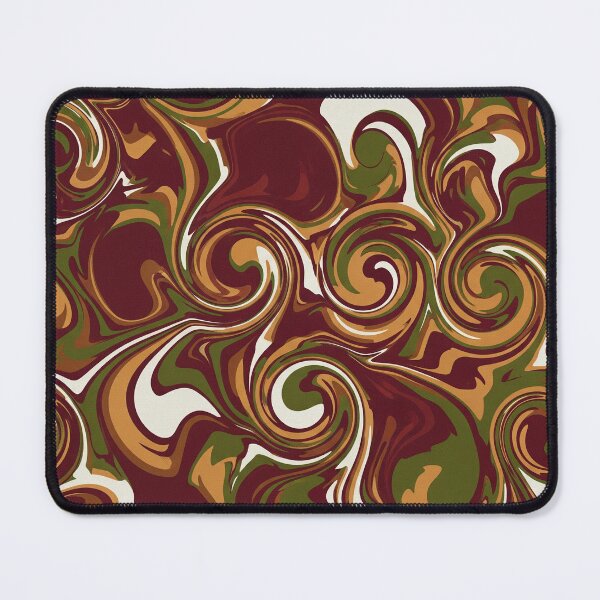 Item preview, Rich Earth Tones Swirl Camo Abstract designed and sold by Owcomm.