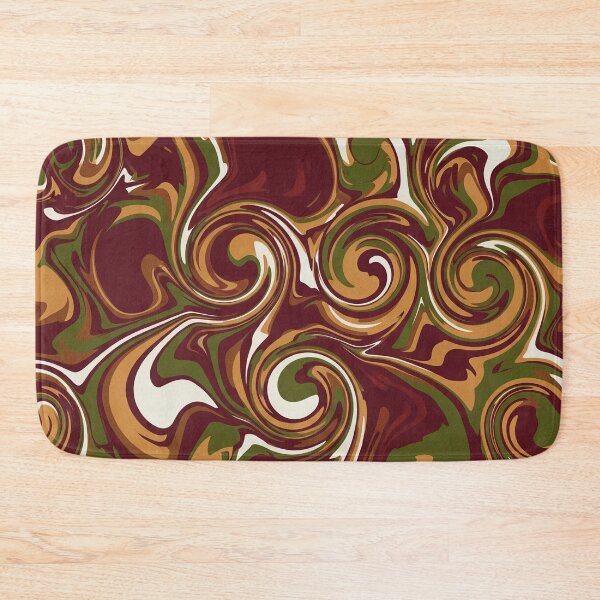 Item preview, Rich Earth Tones Swirl Camo Abstract designed and sold by Owcomm.