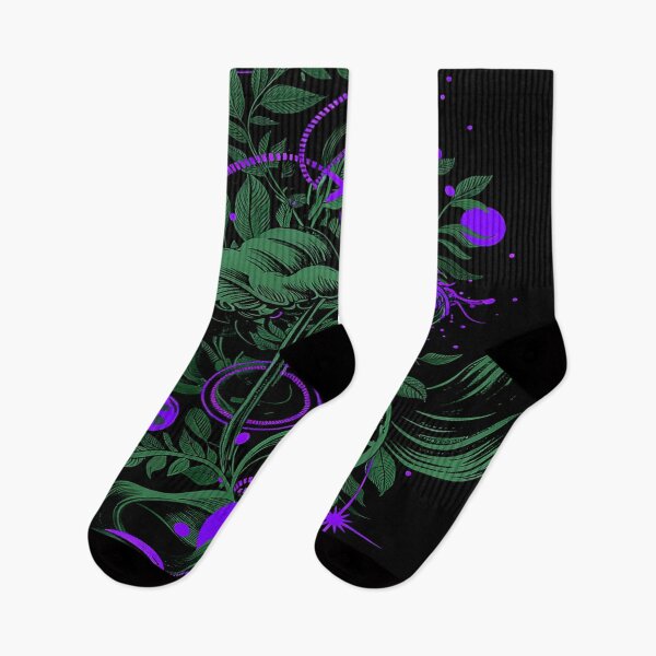 Item preview, Dreamweaver Vines in Violet and Jade designed and sold by Exodoi.