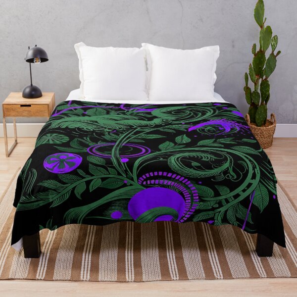 Item preview, Dreamweaver Vines in Violet and Jade designed and sold by Exodoi.