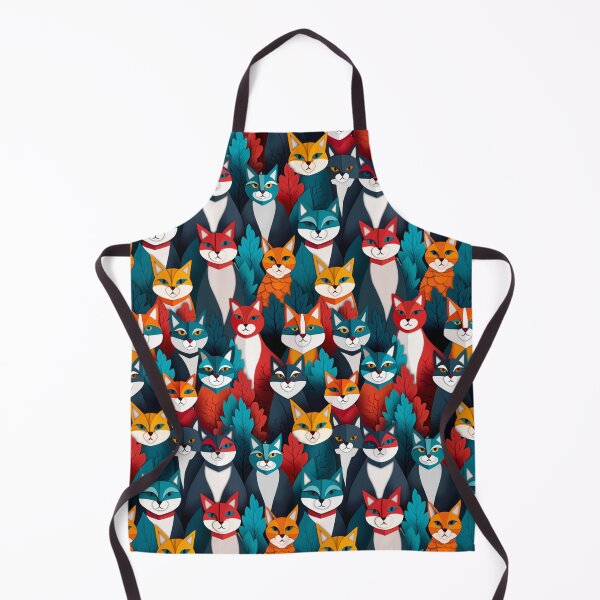 Item preview, Fox Faces Pattern designed and sold by PolinaMirralisa.