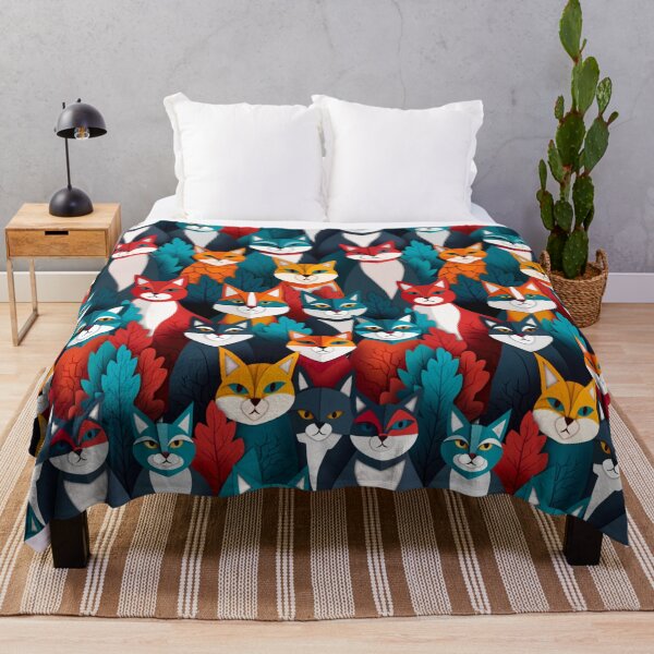 Item preview, Fox Faces Pattern designed and sold by PolinaMirralisa.