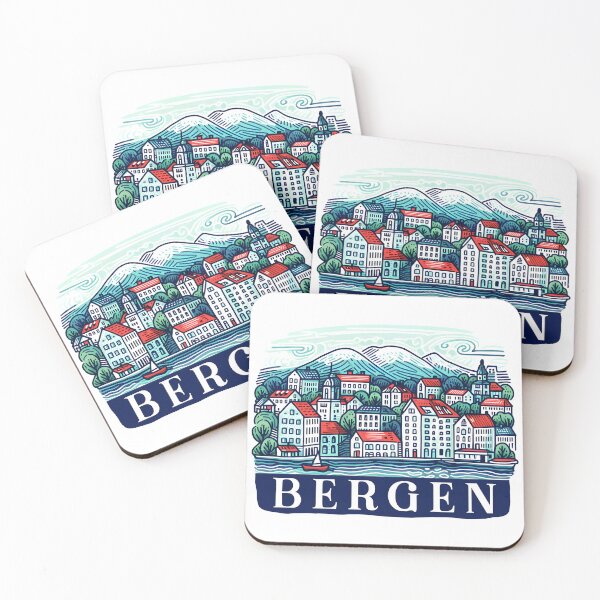 Item preview, Bergen Norway designed and sold by WanderlustCoCo.