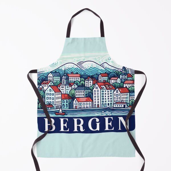 Item preview, Bergen Norway designed and sold by WanderlustCoCo.
