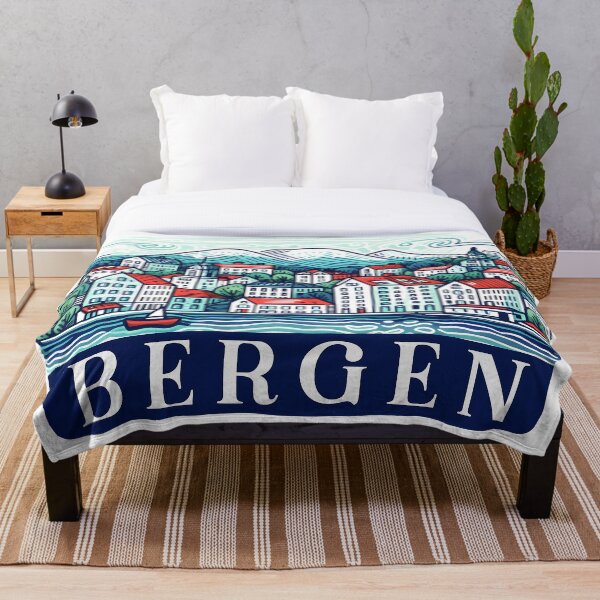 Item preview, Bergen Norway designed and sold by WanderlustCoCo.
