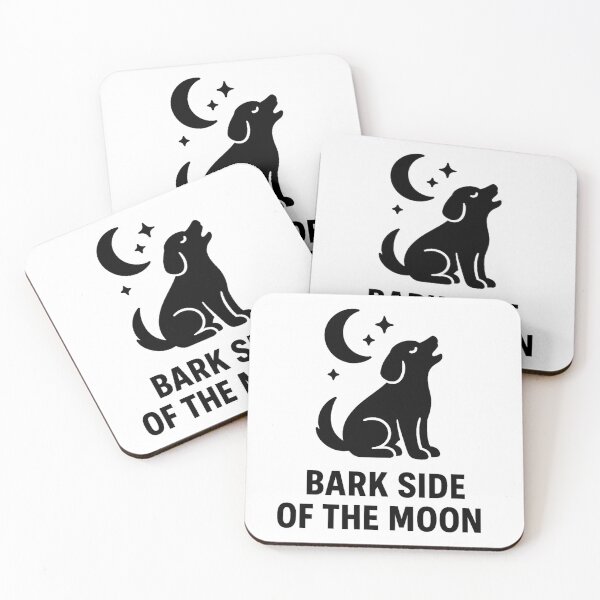 Item preview, BARK SIDE OF THE MOON designed and sold by TheWonkyEaselCo.