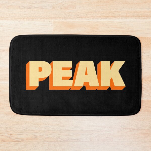 Item preview, Peak in Orange Minimal Typography designed and sold by Memes N Lore .