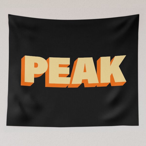 Item preview, Peak in Orange Minimal Typography designed and sold by Memes N Lore .