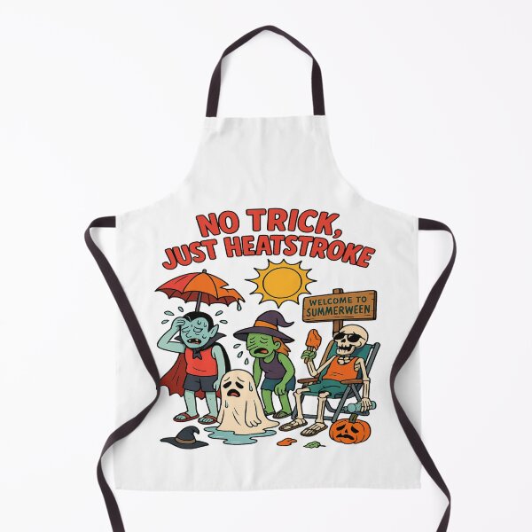 Item preview, No Trick, Just Heatstroke – A Summerween Meltdown designed and sold by Rajasekar.