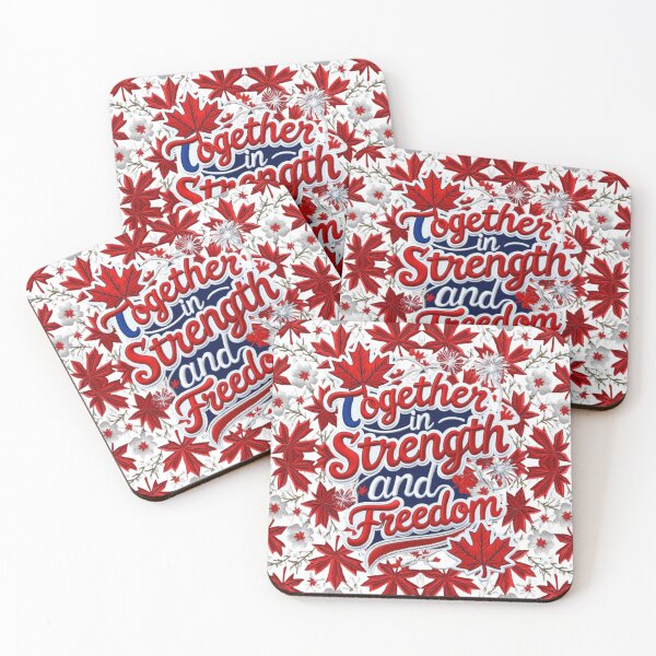 Item preview, Together in Strength and Freedom Canadian Embroidered Patch designed and sold by ArtDesignTp.