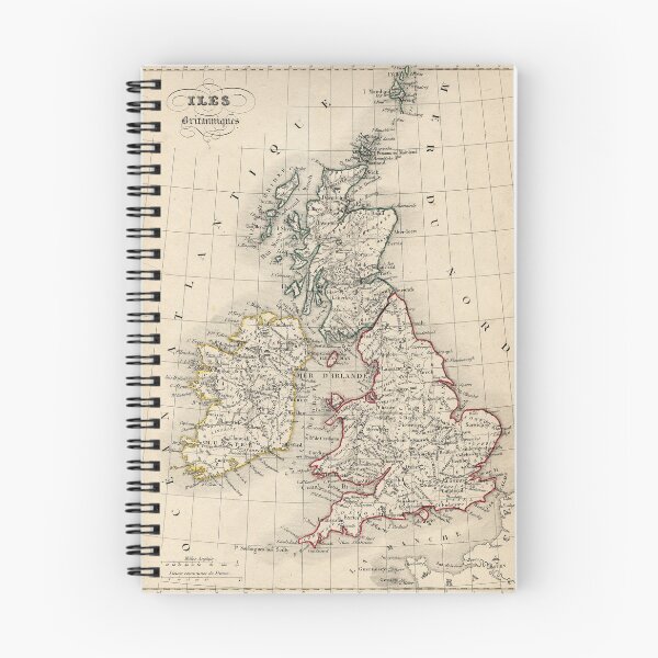 Item preview, 1843 French Map of the UK designed and sold by 19th Century in Color.