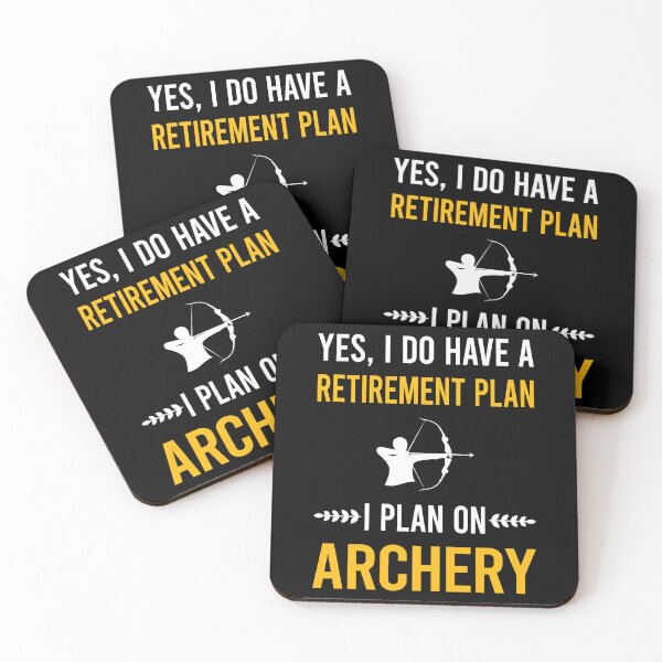 Item preview, Retirement Plan Archery Archer Arrow Arrows Bow designed and sold by kerry8d7dlaurie.
