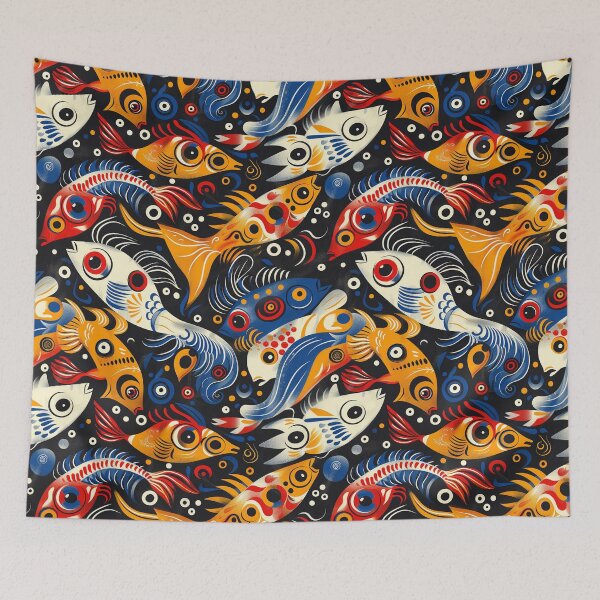 Item preview, Playful Underwater Fish Fun designed and sold by mittie101.
