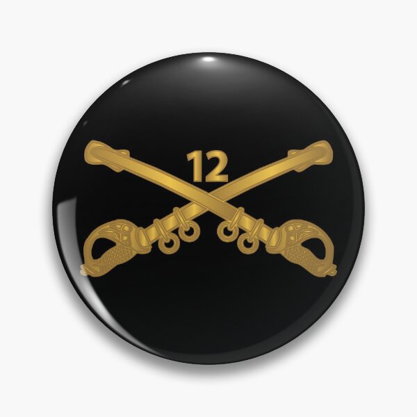 Item preview, Army - 12th Cavalry Branch wo Txt X 300 designed and sold by Military Insignia Products.