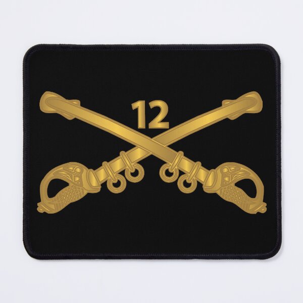 Item preview, Army - 12th Cavalry Branch wo Txt X 300 designed and sold by Military Insignia Products.