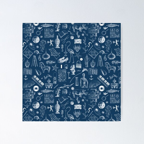 Victoria Contreras Flores OBJETARIO_2 (blue) Póster