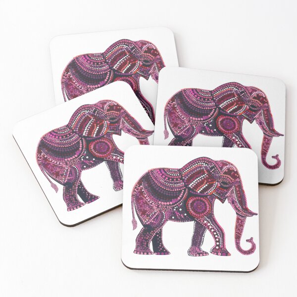 Item preview, Pink Dots Elephant designed and sold by xiao xuans.