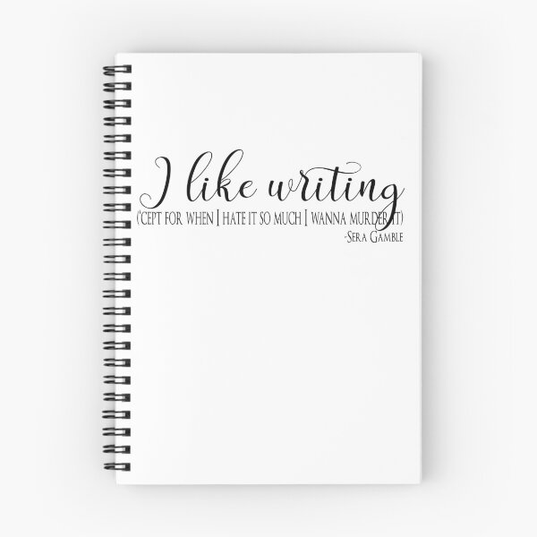 Item preview, I like Writing designed and sold by BunnyMomMtl.
