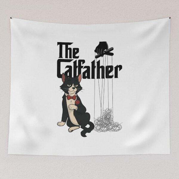 Item preview, The Catfather – Mafia Cat in a Tuxedo designed and sold by rherondesigns.