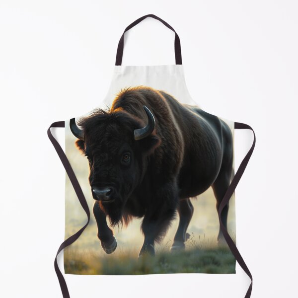 Item preview, Bison in Morning Mist designed and sold by CTM ArtStudio.