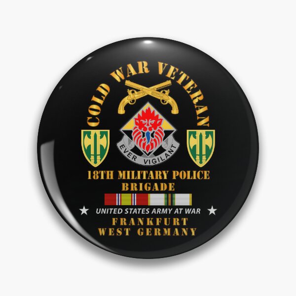 Item preview, Army - Cold War Vet - 18th MP Bde DUI - SSI w COLD SVC designed and sold by Military Insignia Products.