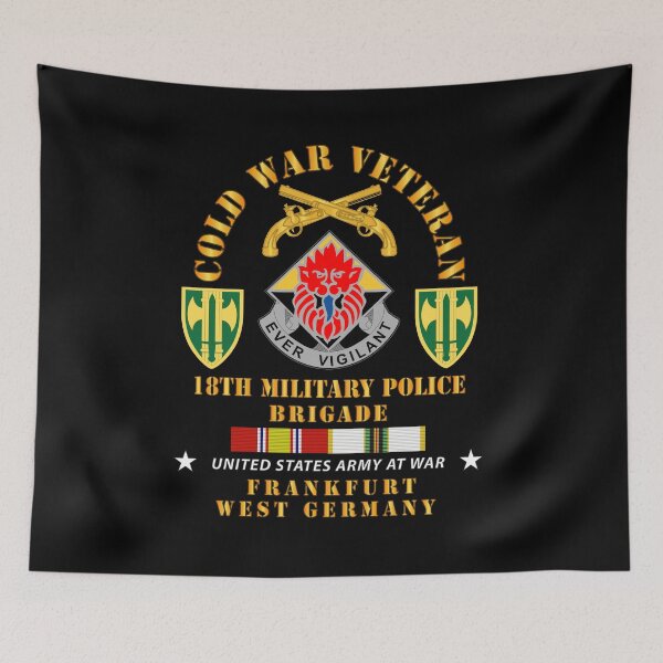 Item preview, Army - Cold War Vet - 18th MP Bde DUI - SSI w COLD SVC designed and sold by Military Insignia Products.