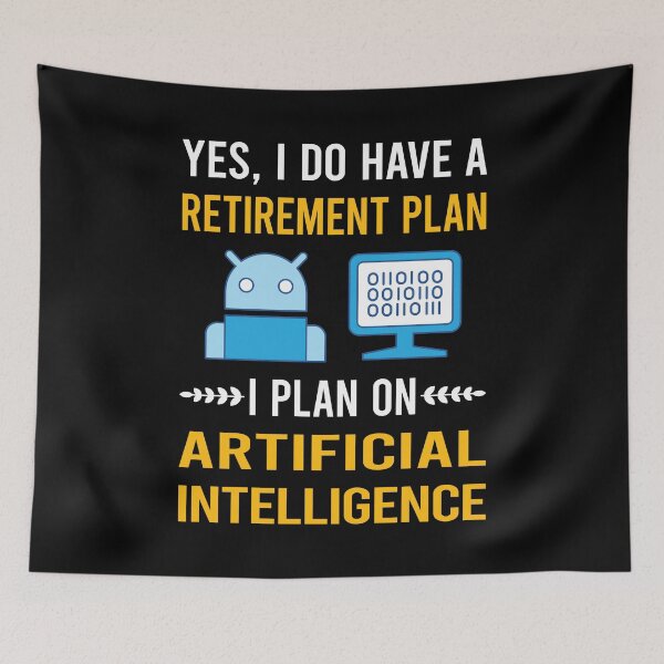 Item preview, Retirement Plan Artificial Intelligence AI designed and sold by zuehloxerxk.