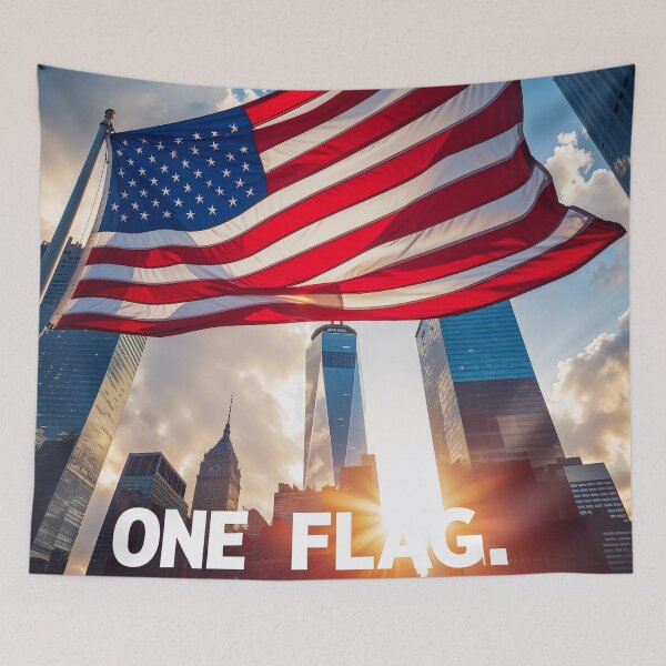 Item preview, "One Nation. One Flag." designed and sold by Sartawsky.