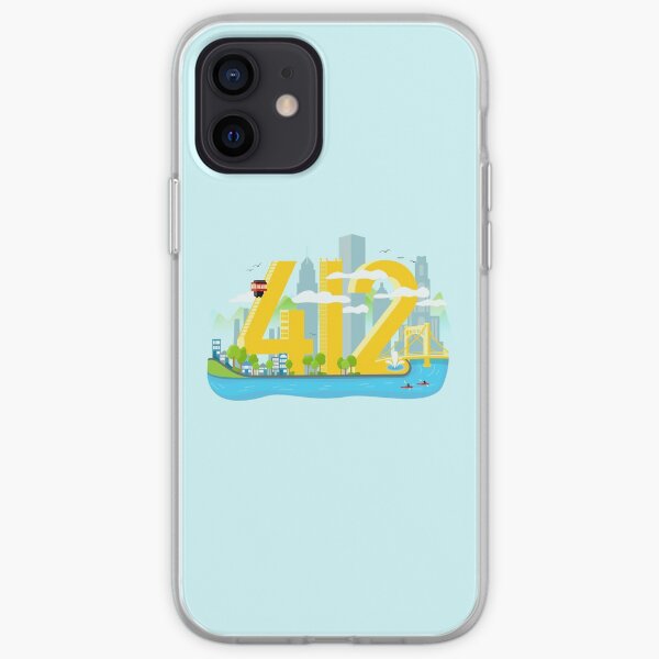 412 Pittsburgh iPhone Soft Case