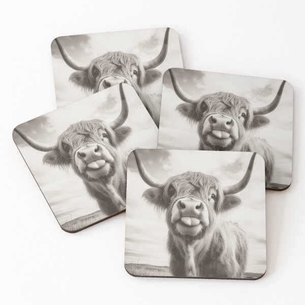Item preview, Cheeky Highland Cow  designed and sold by wildtribe.