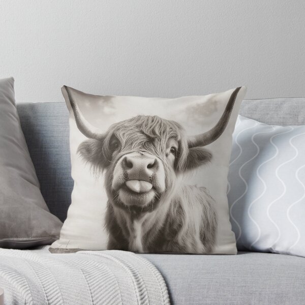 Item preview, Cheeky Highland Cow  designed and sold by wildtribe.