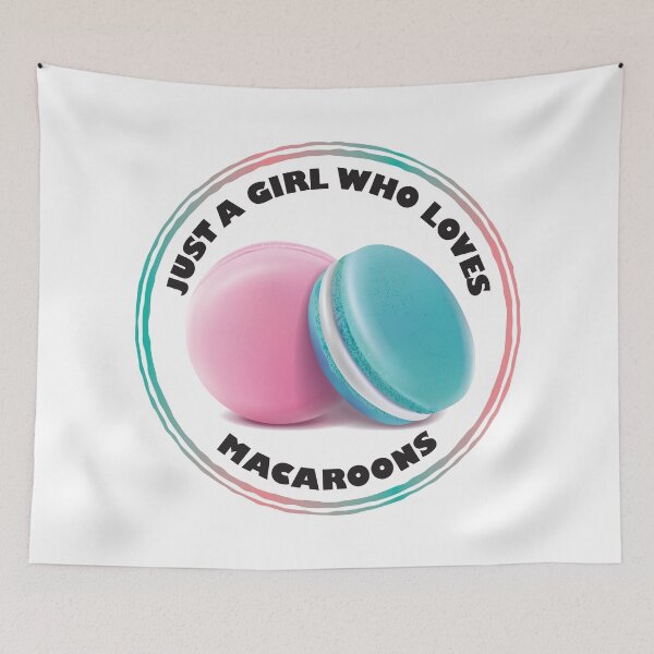 Item preview, Just A Girl Who Loves Macaroons designed and sold by bolimj.