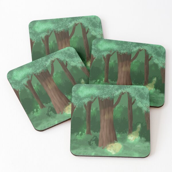 Item preview, forest fox ghosts designed and sold by DoomedDoodles.