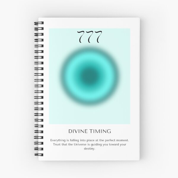 Item preview, 777 – Teal Aura - "Divine Timing" Angel Number Design designed and sold by KiwiStudioCo.