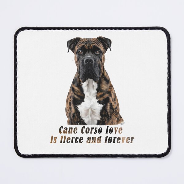Item preview, Fierce and Forever – Brindle Cane Corso Love designed and sold by Pawtraitvibes.