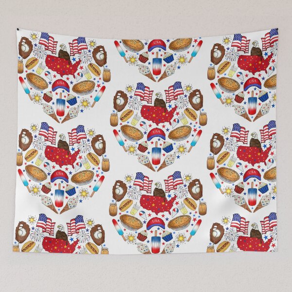 Item preview, All American Heart  designed and sold by IrishVikingDesigns.