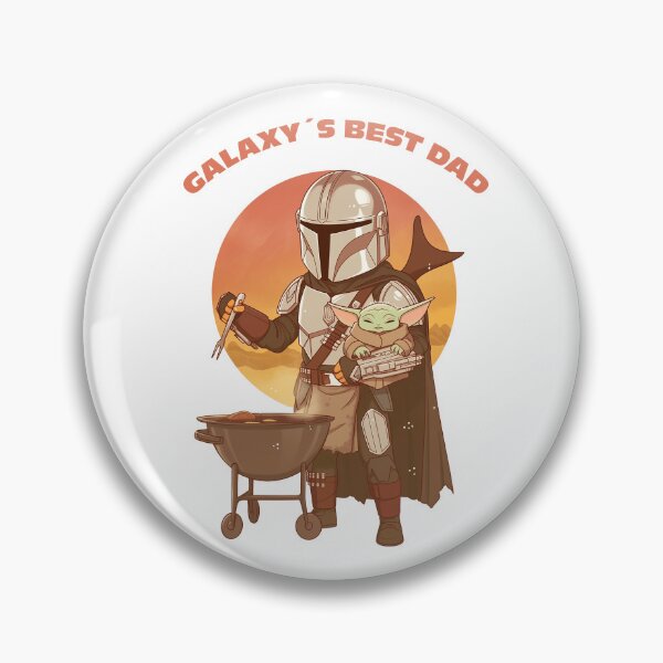 Item preview, Galaxy’s Best Dad BBQ – Space Grill Master Edition designed and sold by MandarinaStudio.