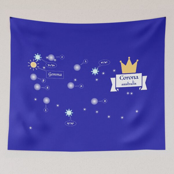 Item preview, CORONA AUSTRALIS — Corona Australis Constellation designed and sold by RoseMayBox.