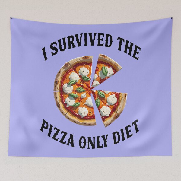 Item preview, I SURVIVED THE PIZZA ONLY DIET 2 designed and sold by DigitalandPhoto.