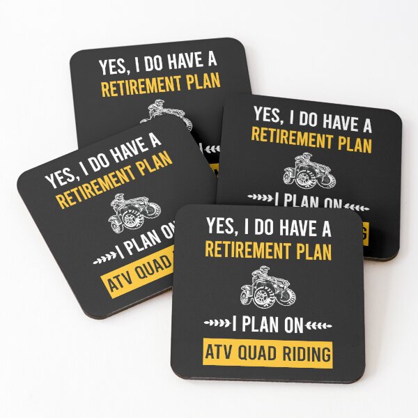 Item preview, Retirement Plan ATV Quad Riding designed and sold by HappyTshirt1239.