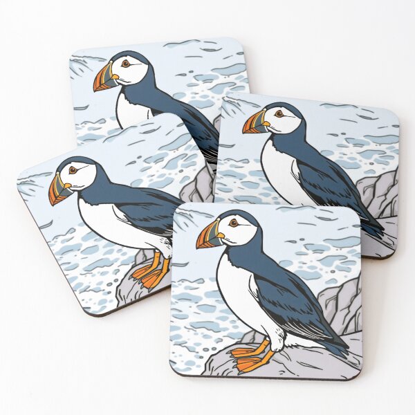 Item preview, Puffin by the Sea designed and sold by CTM ArtStudio.
