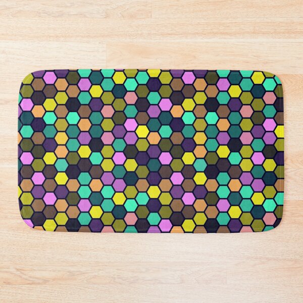 Item preview, Modern Hexagon Mosaic designed and sold by kiyanochka.