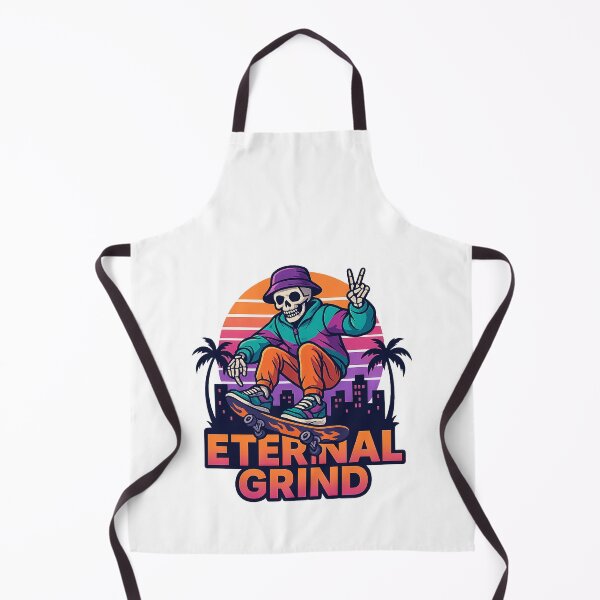 Item preview, Retro Skeleton Skater – Eternal Grind designed and sold by FBA.