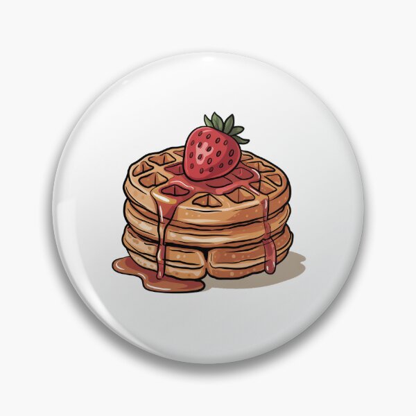 Item preview, waffles with strawberry designed and sold by jkrphoto.